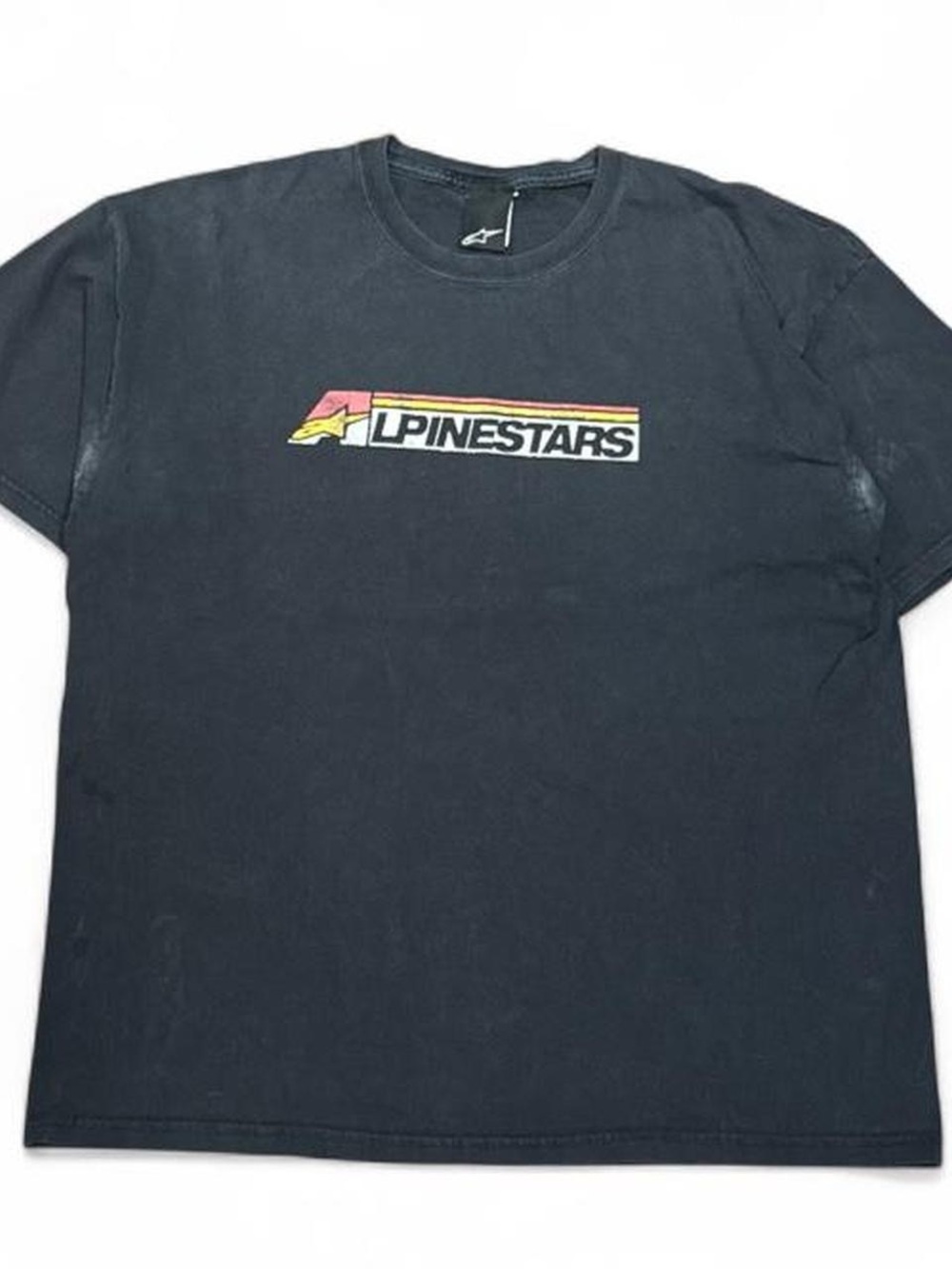 Y2K Alpinestars Biker Black Graphic Tee